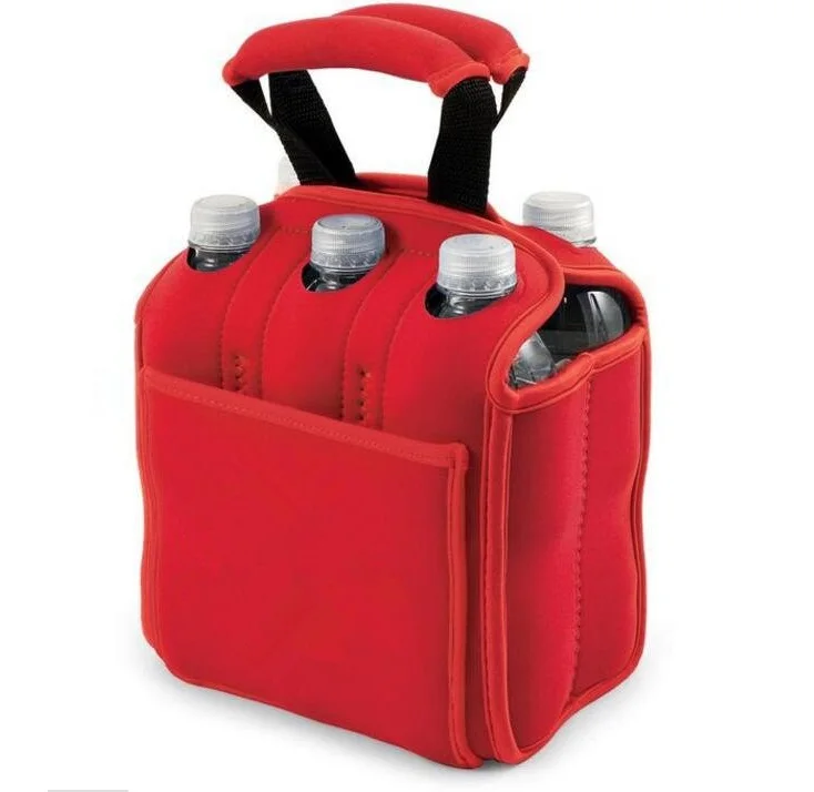Insulated 6 Pack Beer Bottle Cooler Bag Can Holder Buy 6 Pack Beer