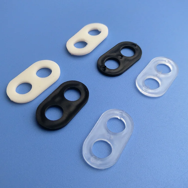 灯饰配件线扣双孔塑料线扣电源线护圈