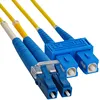 Great Quality LC-SC Single Mode SM Duplex DX 13M Fiber Optic Cable / Patch Cord
