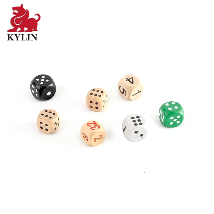 Wholesale Wooden 6 Sided Dice/ Polyhedral Bulk Dice Buy 6 Sided