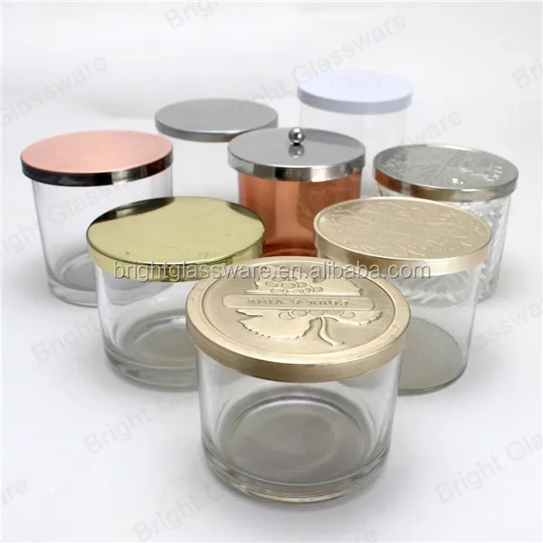 Custom Design Metal Candle Lid With Logo Engraved,Candle Jar With