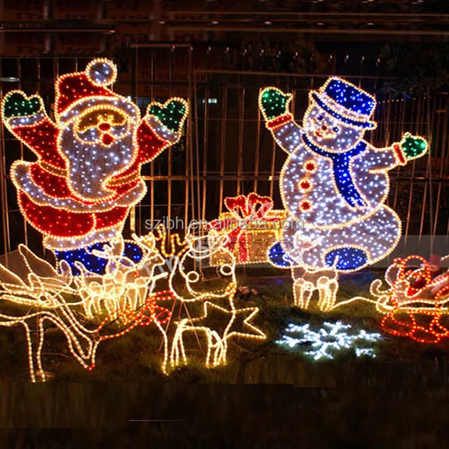 Life Size Commercial Wholesale Christmas Decorations Outdoor Made