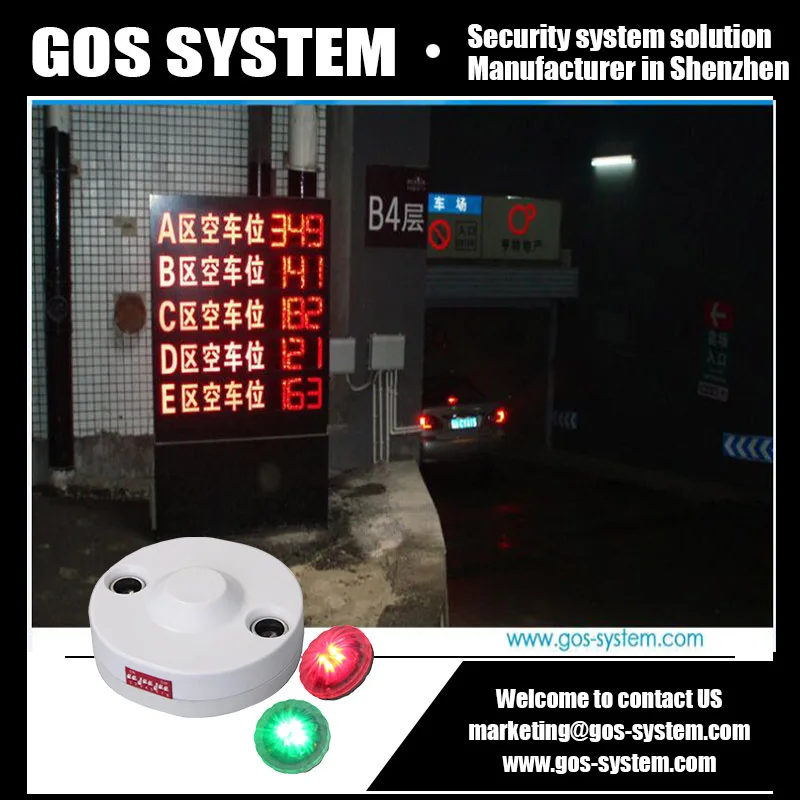 Automatic Smart Parking Lot Sensor System Ultrasonic Bay Monitoring