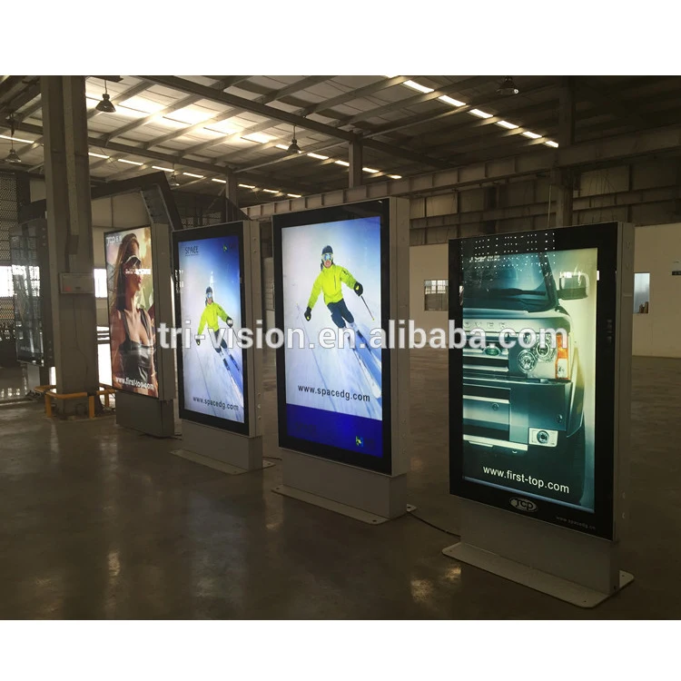 Outdoor Mupi Public Led Media Lightbox Rolling Advertising Poster