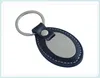 Fashionable Customized logo cool Leather key rings