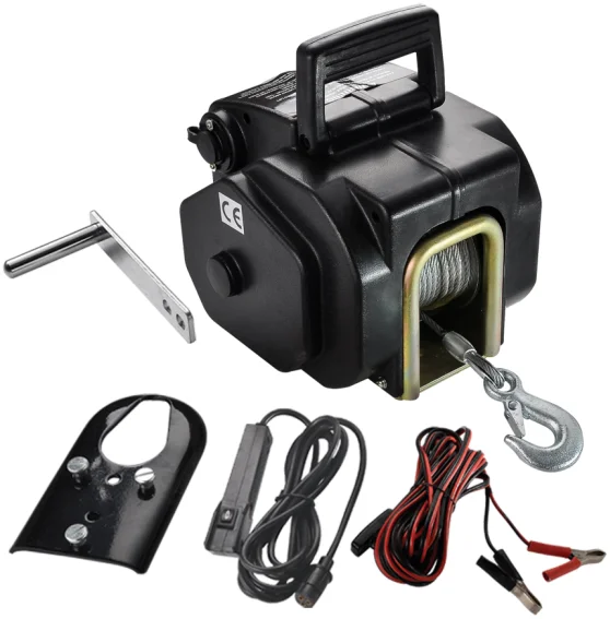 12V Boat Winch 3500lbs Portable Electric Boat Anchor Winch P3500-2 ...