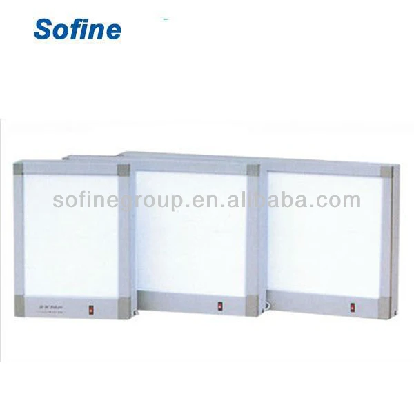 Visor De Película De Rayos X Doble Para Hospital Con Cassette De