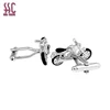 cool motorcycle shape cufflinks for men