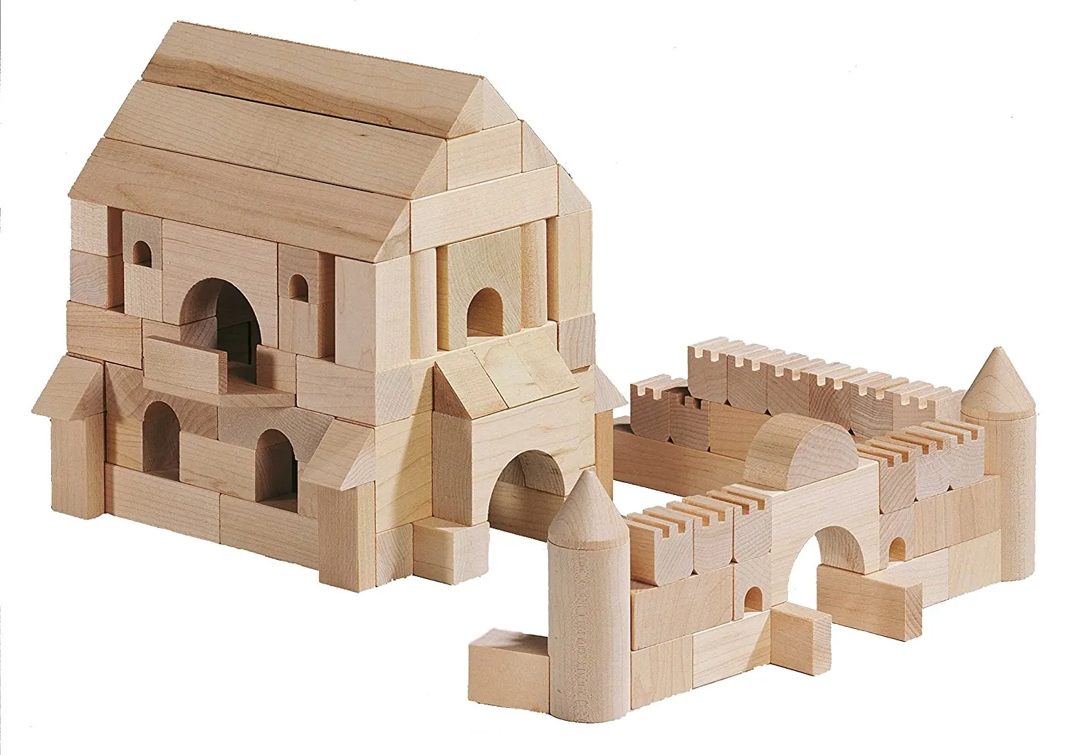 architectural wooden blocks