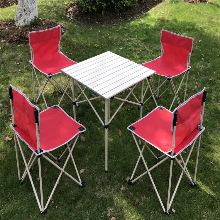 Patio Furniture Set 7 Piece Outdoor Camping Folding Table Chair Set Buy Patio Furniture Set Meja Luar Lipat Kursi Set 7 Piece Luar Berkemah Set Product On Alibaba Com