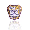 Sew on Custom Cartoon Animal Dog Logo Felt Background Embroidery Chenille Patches for Garment