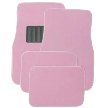pink car mats
