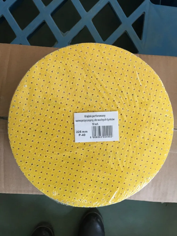 225mm Multiholes Yellow Drywall Sanding Abrasive Disc Buy Abrasive