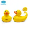 Hot Product PVC Phthalate Free Vinyl Bath Toy for Kids Customized with Logo Hook Tail Weighted Floating Yellow Rubber Duck