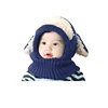 /product-detail/wholesale-baby-children-navy-beanie-scarf-winter-hats-cute-thick-earflap-hood-hat-scarves-with-ears-60788917285.html