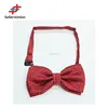 No.1 yiwu export commision agent 2 pieces 2-layer dot pattern bow tie handkerchief set wanted