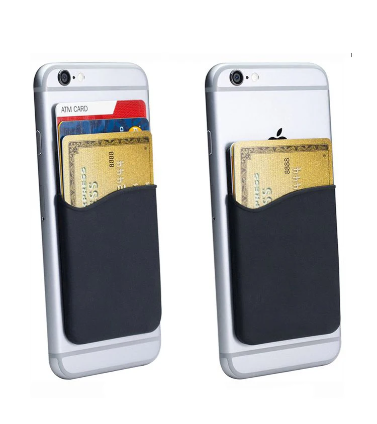 Free Sample Silicone Credit Card Holder Business Id Bank Card Wallet