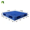 2019 Green brand double sided plastic pallets 1100*1100*150mm