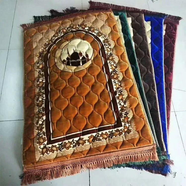 Thick And Soft Mosque Islamic Antislip Muslim Quilting Prayer Rug Buy Prayer Rug,Soft Prayer