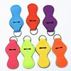 Durable Neoprene Chapstick Holder Keychain FBA Drop Shipping Amazon Hot sale Lip Blam Cover Sleeve Key Rings Random Color Send