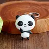 Silicone Panda Bear mini Key Chain Key Ring Cute Animal Chinese Panda Gift BP3900