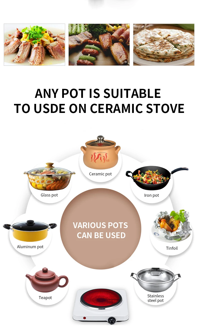 High Quality 1200w Single Burner Electric Ceramic Stove Buy Infrared