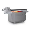 large format printing machine gloss oil automatic TX6090 UV printer with 2 print heads and bottle holder
