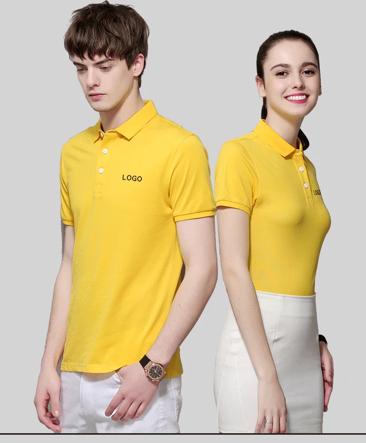 High Quality Custom T Shirt Oem Couple Polo T-shirt Printed Embroidery ...