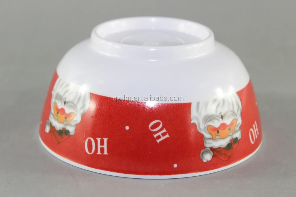 2015 Christmas Melamine Rice Bowl/Cheap Melamine Dinner Bowl