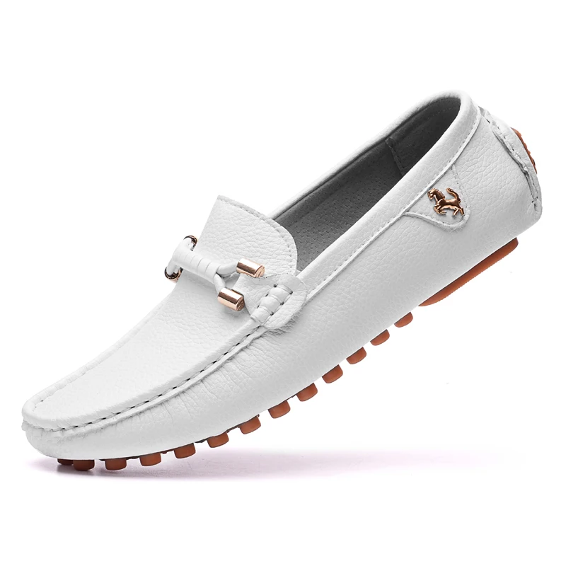
Factory price wholesale mens flat casual driving loafers leather shoes 