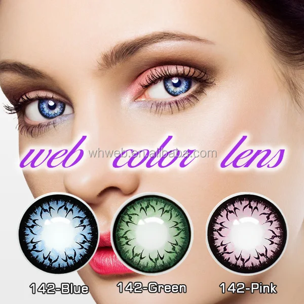 Soft Comfortable Fit Eyes Gray Colored Contact Lenses Cheap Color