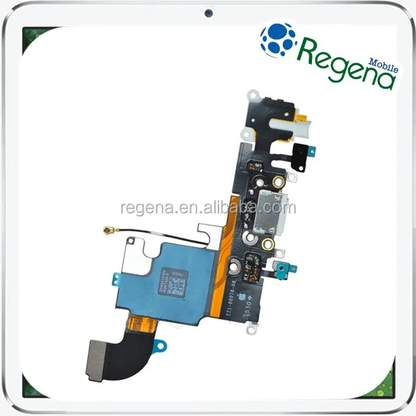 New For iPhone 6S Charger Charging Dock Port Connector with Flex Cable White