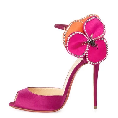 Popular Hot Pink Peep Toe Pumps-Buy Cheap Hot Pink Peep
