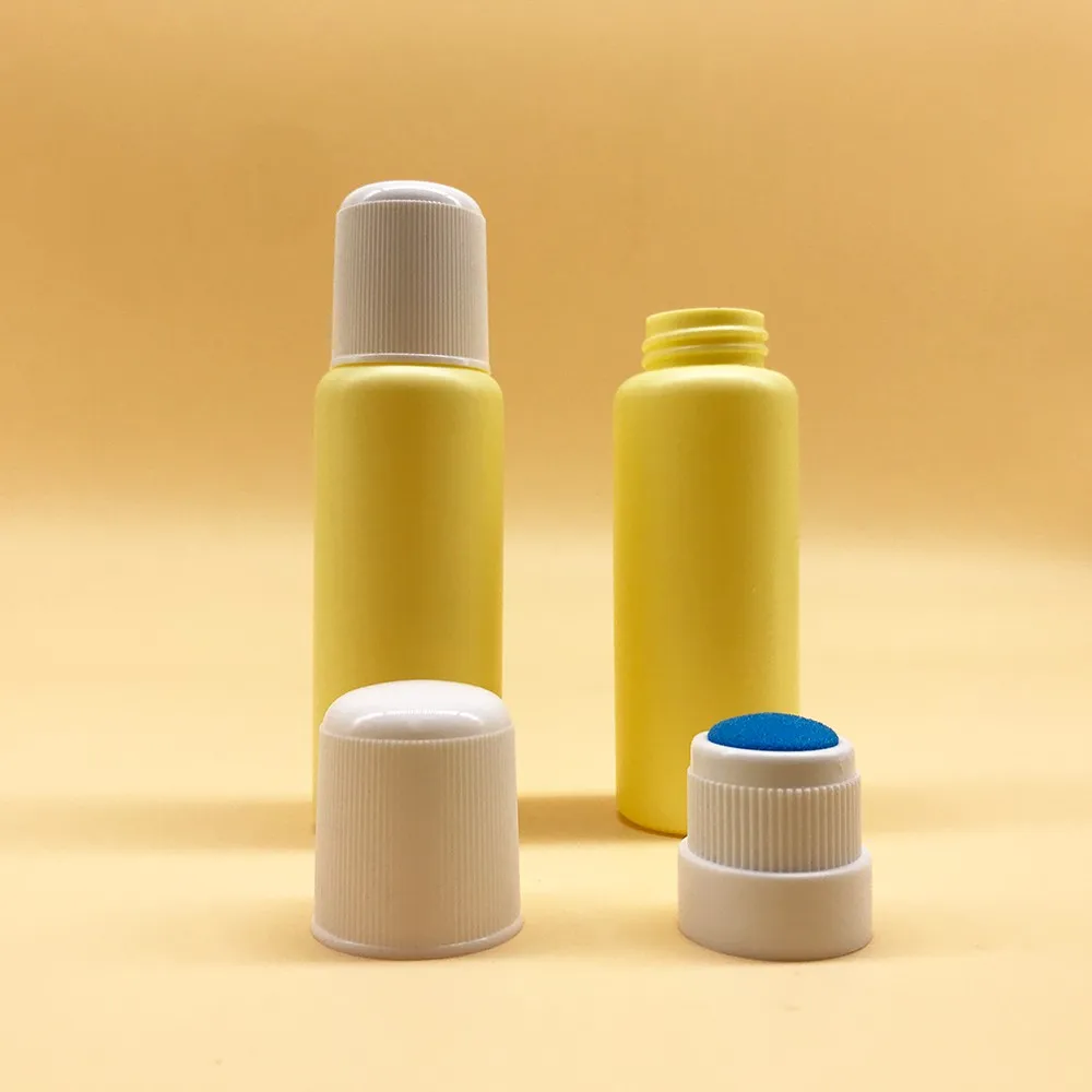 Medical 50ml Plastic Sponge Tip Nonwoven Foam Hair Cosmetic Applicator