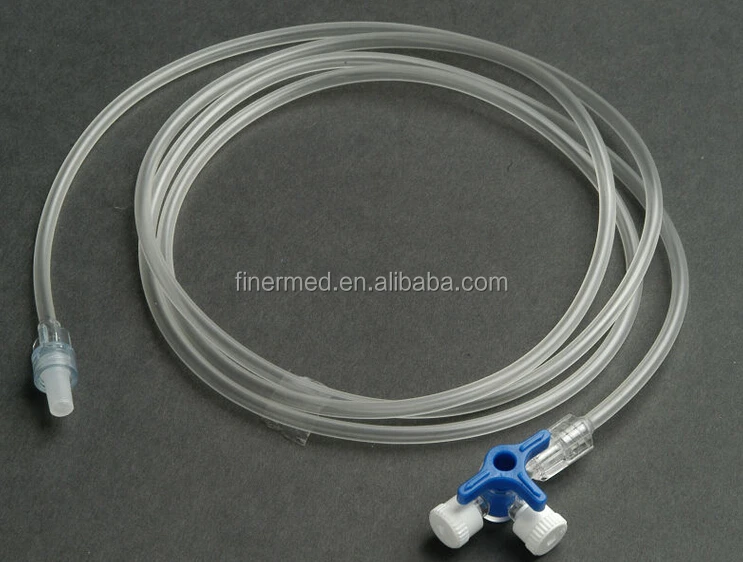 Medical Sterile Tconnector Extension Tube Set With Needle Free T Port