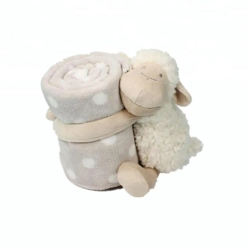 White Wholesale Cute Coral Fleece Baby Blanket Sheep For Baby Buy
