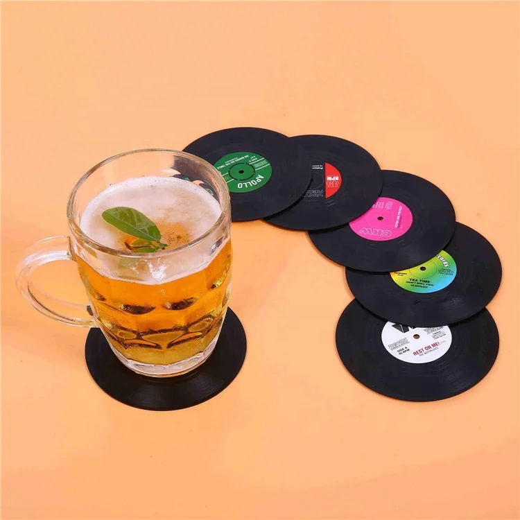 Wholesale Record Coaster Custom Vinyl Record Coaster Buy Vinyl Record