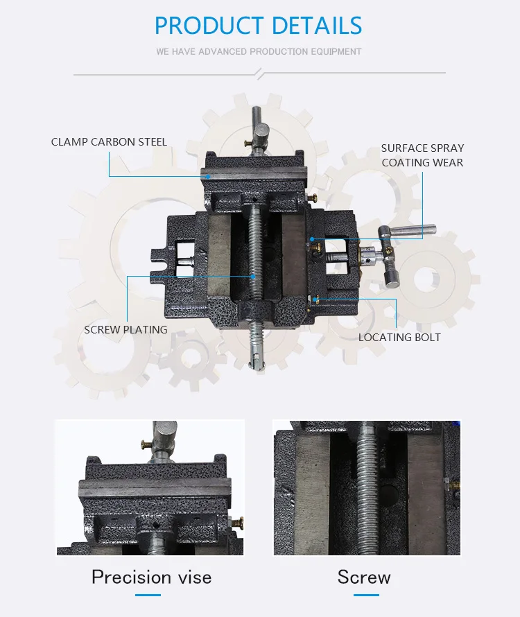XY Cross Slide Vice Drill Press Vise