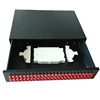 Optical fiber FC adapter rack mount sliding 48 port fiber optic patch panel