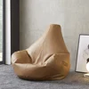 Super Comfy Faux Leather Bean Bag Chairs wholesale