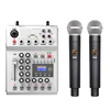 Digital audio power mixer rack pmx with microphone