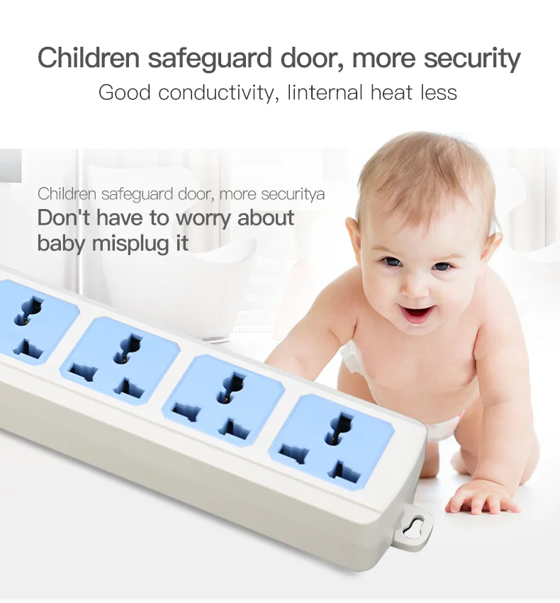 SIASE universal mutil electrical socket extension