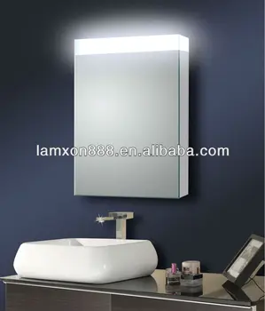 Elegant Top Arylic Light Medicine Mirror Cabinet With Shaver