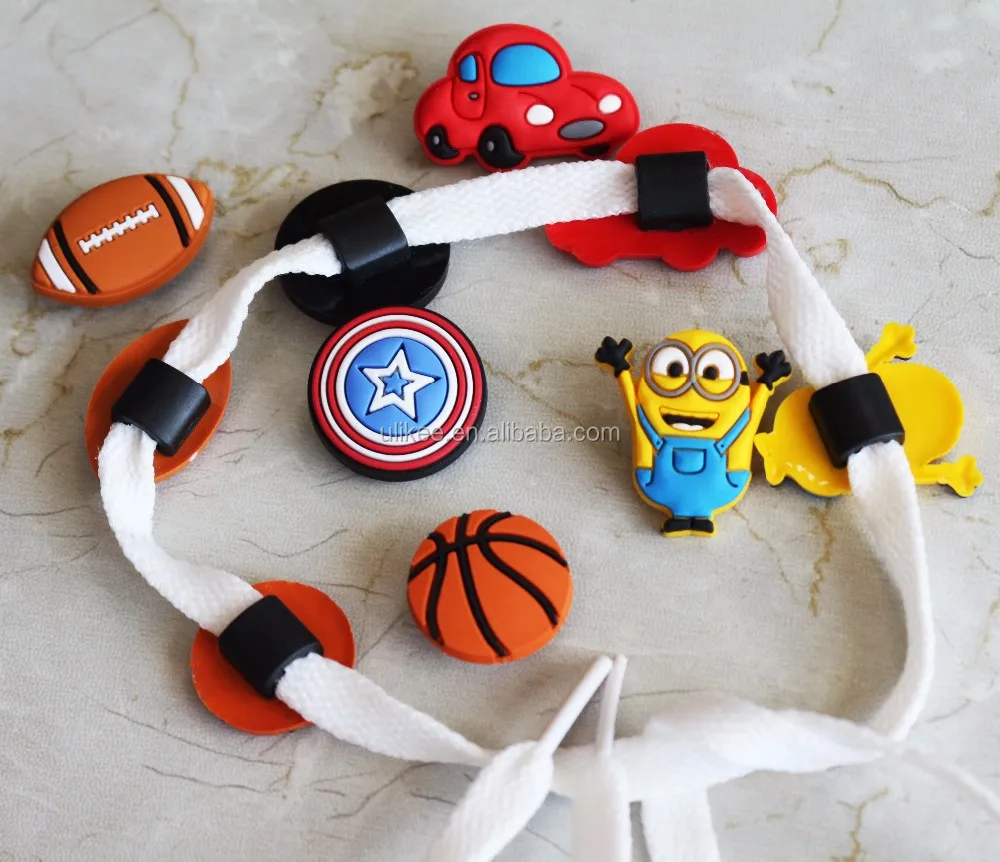 Custom 3d Soft Pvc Croc Shoe Charms Shoe Lace Charms For Shoelace