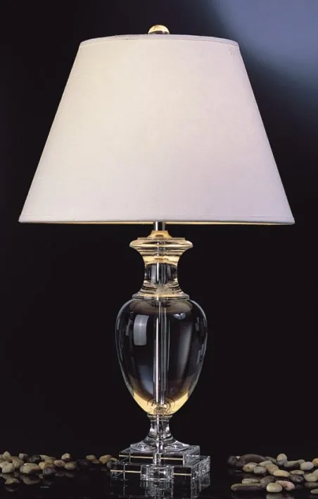 Arc classic crystal glass table lamp for living room