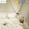 hotsale home hotel textile top quality 100% cotton ruffled comforter set wholesale luxury kids bedding sets
