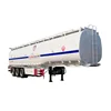 Exporting 45cbm 48cbm 50cbm carbon steel fuel tanker trailer for sale