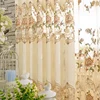 decorative pattern embroidered sheer fabric