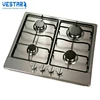 Hot sell 4 burners Built-in Tempered Glass Gas hob / electric gas cooker