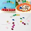 India best selling kids birthday party supplies cake accessories creative Sparkling colorful balloons design cake flag